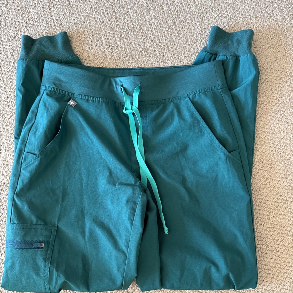Figs Teal Jogger scrub pants